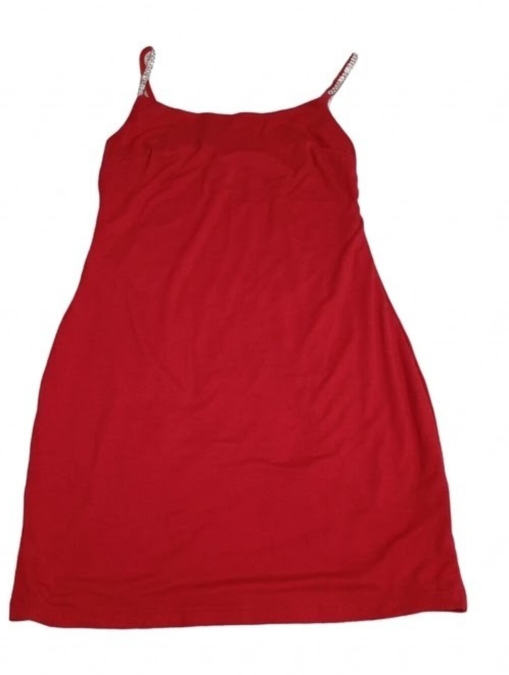 Iris Dress Women's Small  Red   Strappy Sleeve BodyCon Midi